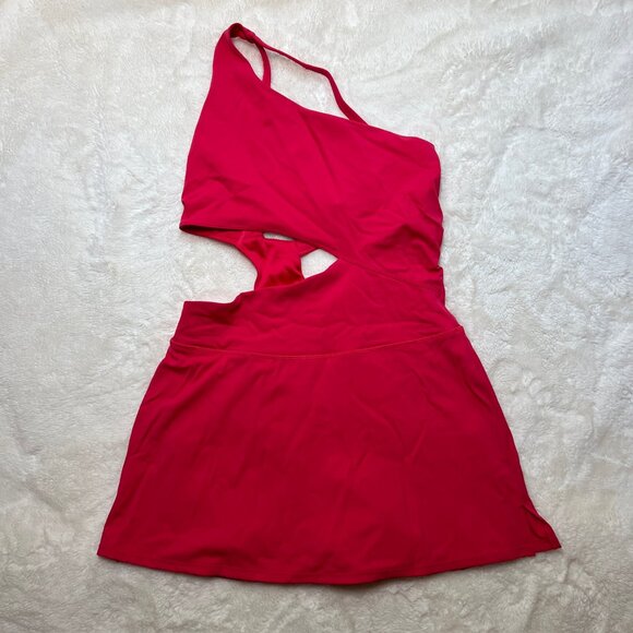 FP Movement Transcend Limits Skortsie Dress in Hot Pink – Women’s Size L - Picture 2 of 7